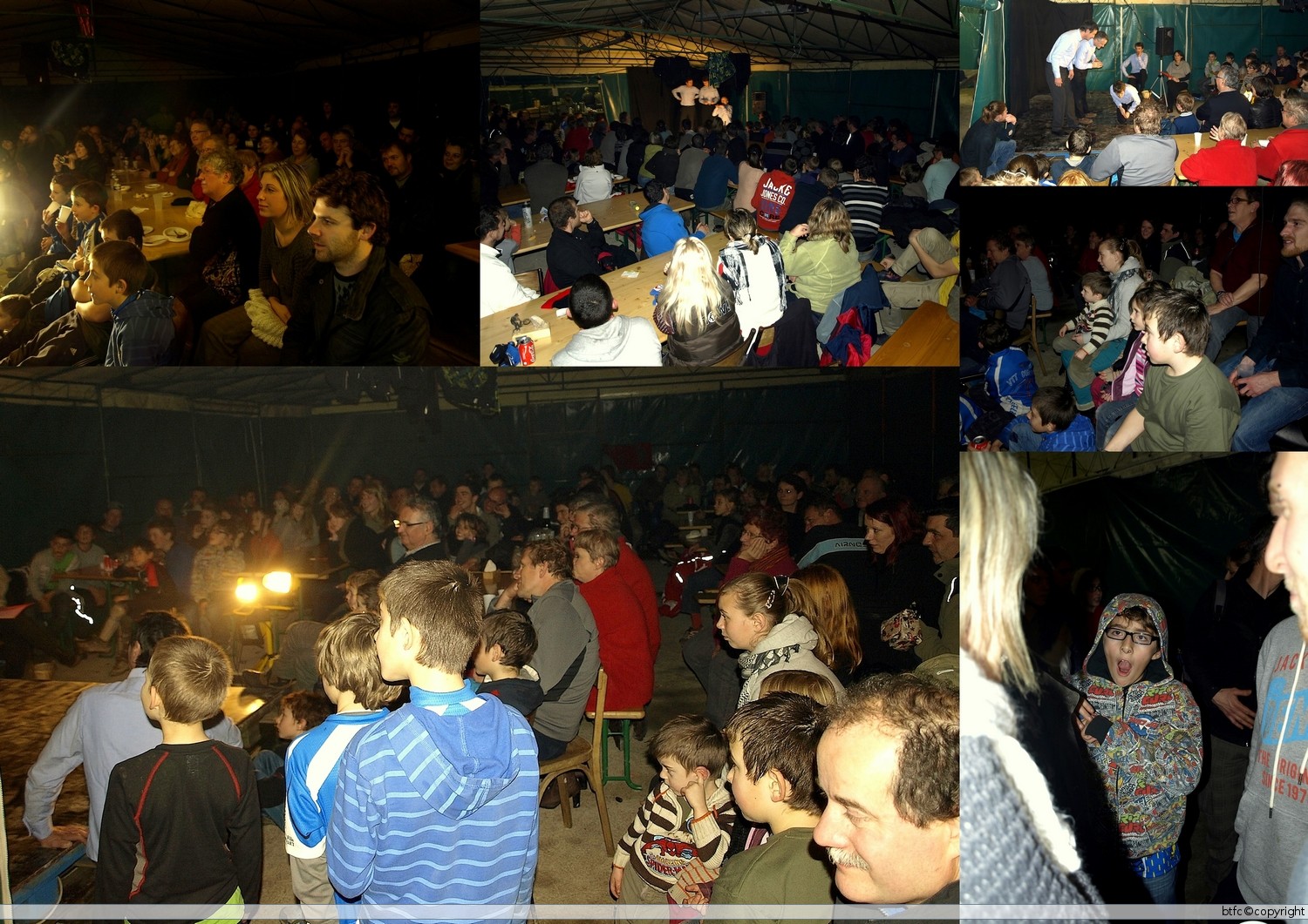 Montage spectateurs